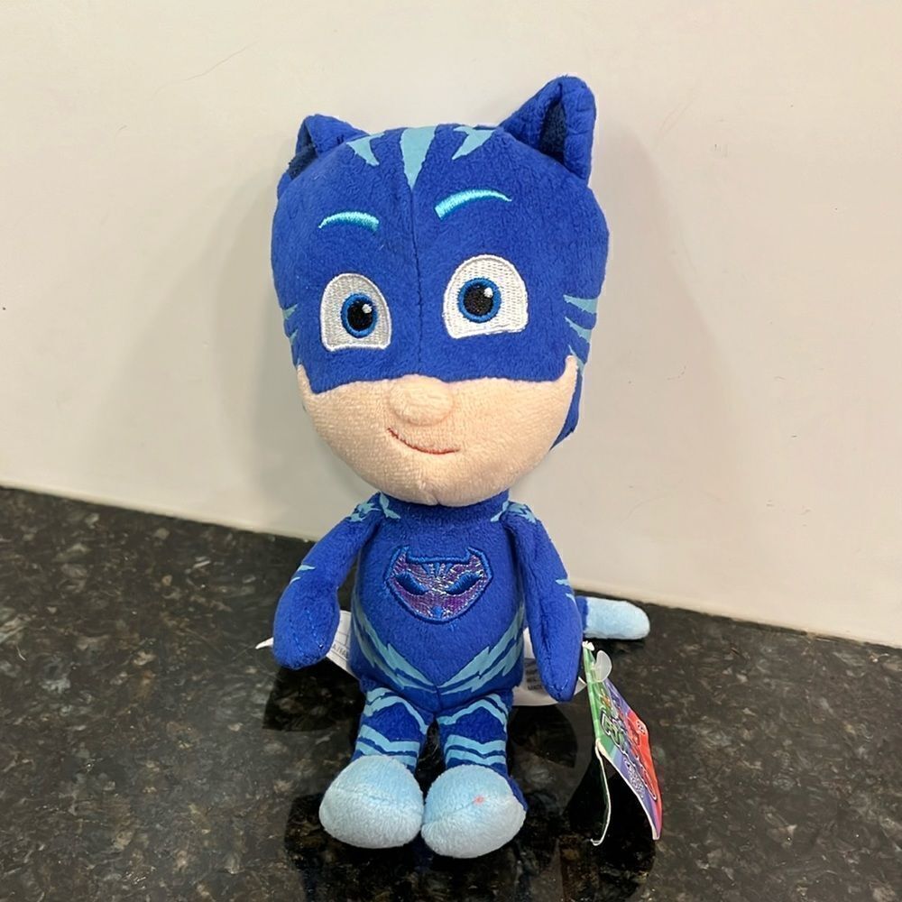 PJ Masks Catboy Plush Stuffed Animal 9” Blue Disney Junior Show Plain